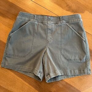 Spanx XL stretch twill shorts